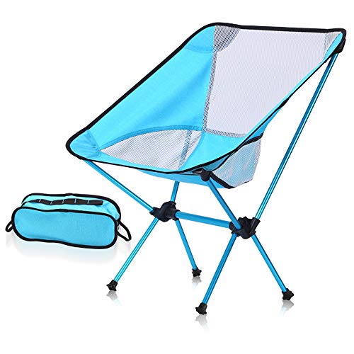 Chaise de camping pliante portatif 150kg ultra légère avec sac