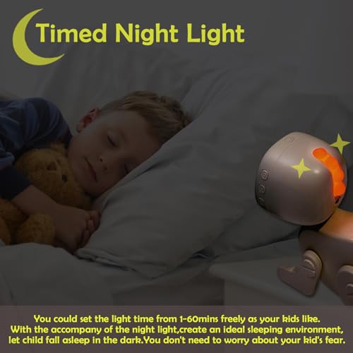 Image of Digital Dynamic Dinosaur Bedroom Alarm Clock with Timer Night Light Gift for Kids Boys Girls Students -Green