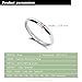 Dankadi Simple Fashion 925 Sterling Silver Ring Smooth Plain Dome Comfort Solid Silver Wedding Ring For Men & Women 2 mm 3-13# (2MM Silver, 6)