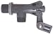 Kerick Valve PT100SS PVC Float Valve, Tank Mount, 60 gpm at 60 psi, 1" NPT Male