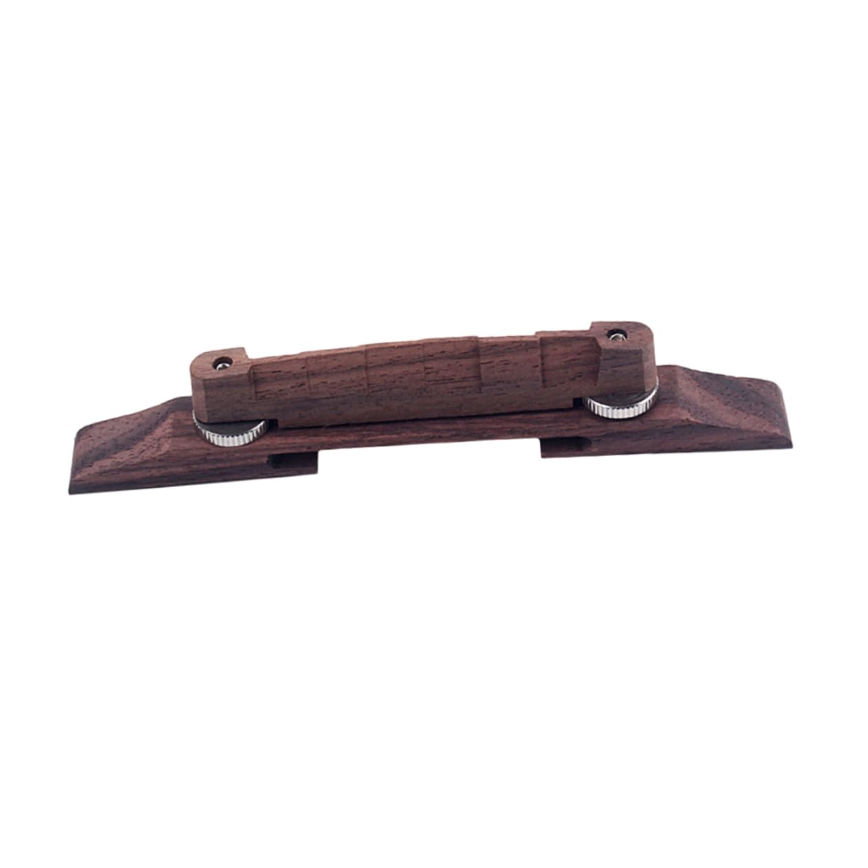 VICASKY 3 Piezas puente de guitarra para bajo puente de rodillos de guitarra puente de bajo Puente de guitarra con puente de guitarra de palisandro De madera Brown
