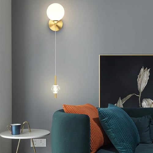Lampe murale minimaliste pour optimiser l'espace et la lecture - 4