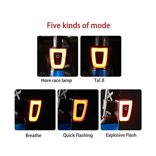 HEITIGN Bicycle Indicator Lights, Ultra Bright Smart Bike Tail Light