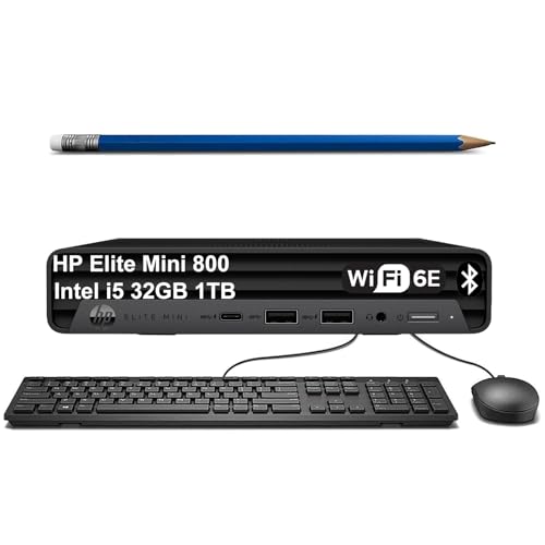 HP Elite Mini 800 G9 �r�W�l�X�f�X�N�g�b�vPC (Intel Core i5-12500T (> i7-11800H)�A32GB DDR5 RAM�A1TB SSD�AUHD Graphics 770)�AMFF�ADP�|�[�g2�{�AHDMI�A��