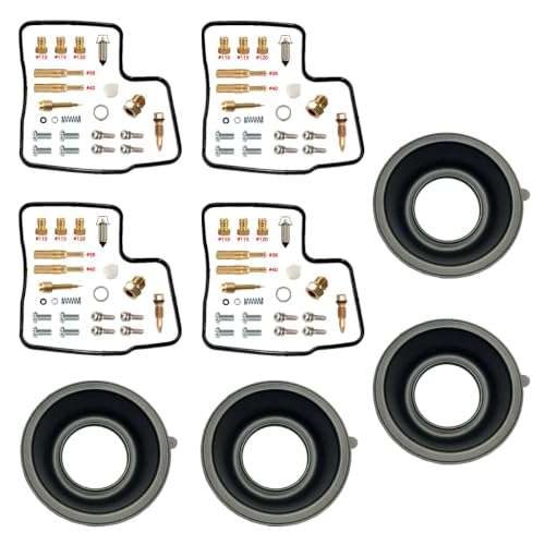 Kit réparation carburateur VF700F Interceptor 1984-1985 V4 700cc gicleur ralenti joints POM
