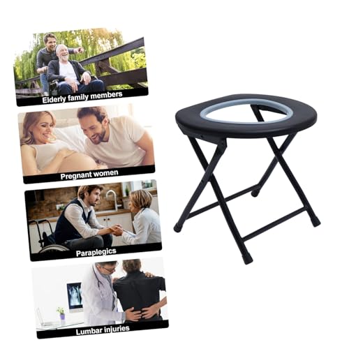 Tabouret de toilette compact portable et wc de camping - 4