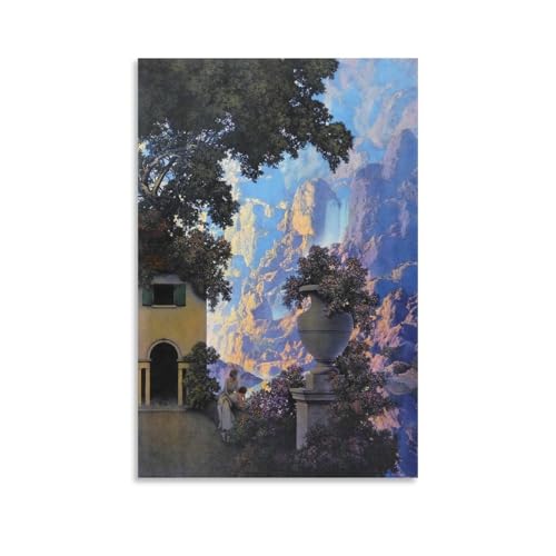 Maxfield Parrish Serene Cliffside Poster Toile 60x90