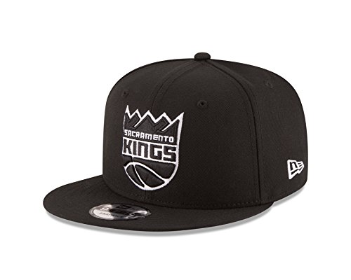 New Era NBA Sacramento Kings Men's 9Fifty Snapback Cap, One Size, Black