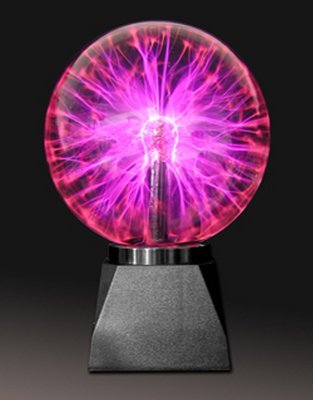 Lightning Plasma Nebula Ball - 8"