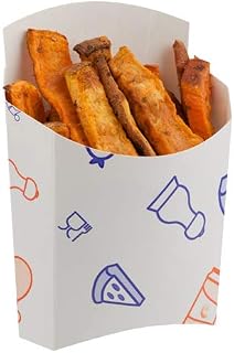 MustBeBonkers 15 x LARGE CHIP HOLDER SCOOPS - SCOOP BOXES - FAST FOOD TAKEAWAY - MEAL FOOD TRAYS