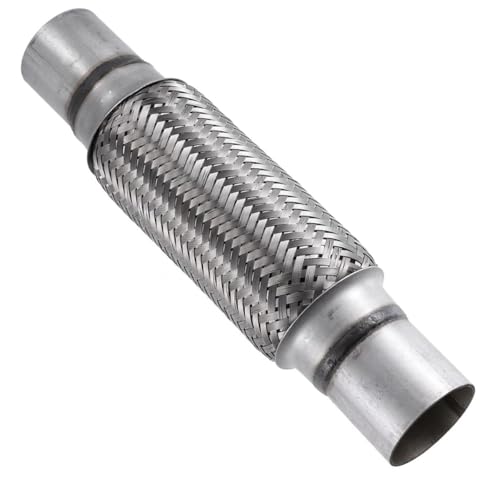 Tubo Flessibile Universale Marmitta Inox 50,5 Mm/L 200 Mm 2x Morsetti - Foto 11