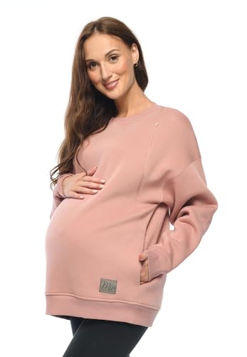 MijaCulture Umstandsmode 2in1 Stillpullover & Umstandspullover Stillpulli...