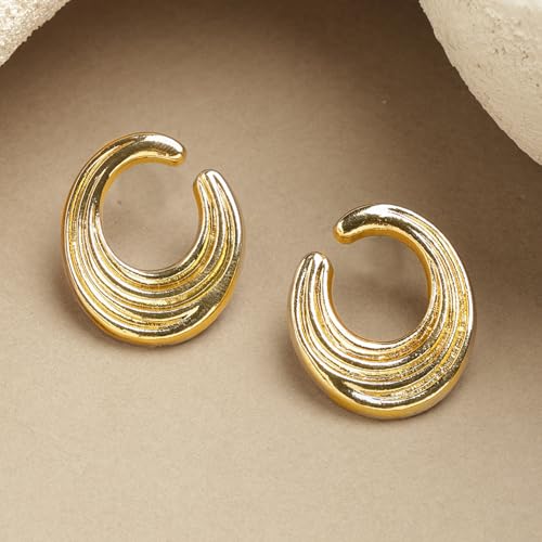 Image of Rubans Earrings Unique Design & Shapes Stylish Trendy Jewellery Gift for Women & Girls