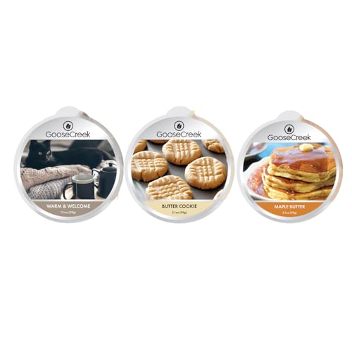 Goose Creek Wax Melt 3-Pack aromas galleta y maple miniatura 1