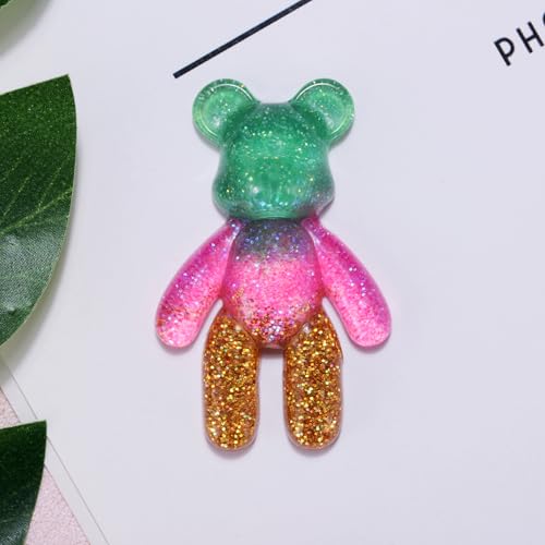 Image of Aesnefe Pocket Bear Hug, Anxiety Relief Gifts, Mental Health Positivity Gift for Anxious Friend, Autism Fidget Gifts for Teen, Surgery Worry Gift, Thoughtful Present for School Anxiety, Green Gold
