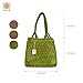 Macrame hand bag | Women crochet shoulder handbag| Fashionable and functional for carrying essentials (Green)