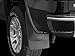 Weathertech Custom No Drill Splash Guard MudFlaps for GMC Sierra 1500, Sierra 1500 Limited, Sierra 2500HD / 3500HD - Rear Pair (120036), Black