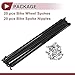 REPAIROCK 20 Set 12G Bicycle Spokes 200mm Bike Wheel Spokes Carbon Steel Black