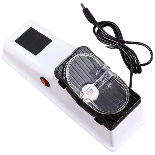 Aiguiseur de couteau électrique, aiguiseur de couteau électrique, affûtage et polissage rapides avec base antidérapante stable pour les cuisiniers à domicile et les chefs professionnels