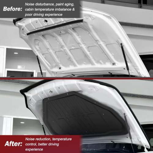Hood Insulation Soundproof Mat Compatible with 2024-2025 Toyota Tacoma by IXMGA - Image 4
