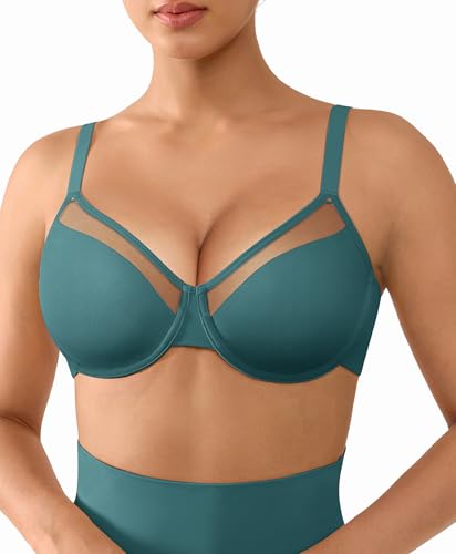 Image of Lover-Beauty Minimizer Bras for Women Full Coverage Unlined Underwire Bras Plus Size Lifting Bra for Heavy Breast