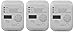 Produktbild 3er Set Smartwares Kohlenmonoxid Melder mit Display und Temperaturanzeige, Prüftaste, 370