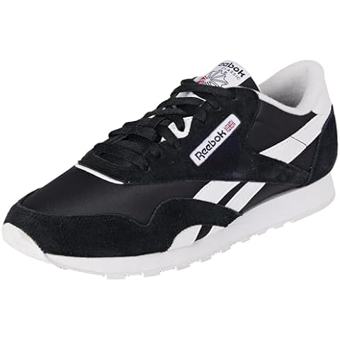 Reebok Women's Classic Nylon Sneakers in Black Cover