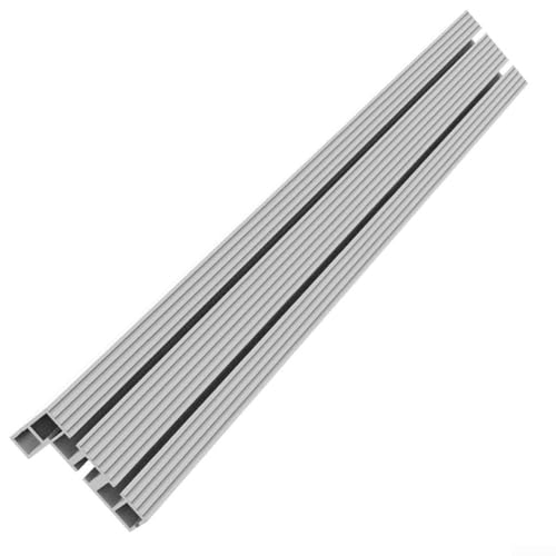 Carril de vía en T, Carril de inglete con ranura en T de aluminio, soportes deslizantes de respaldo de riel de inglete con ranura en T tipo 75 for carpintería, mesa de enrutador de sierra de mesa CNC(