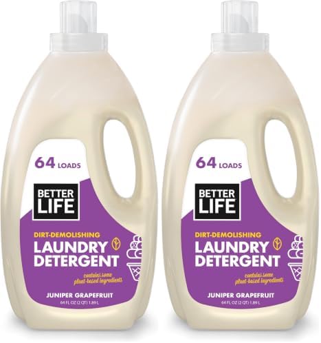 Better Life Natural Concentrated Laundry DetergeJuniper Grapefruit, 64 loads (Pack of 2) image 4