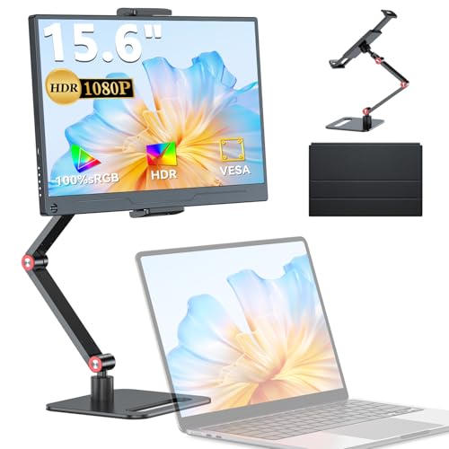 モバイルモニター 【15.6インチ 1920*1080 フルHD】 キックスタン キックスタンド/タッチ搭載モバイルモニター2機種。約2万円から
