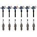 TRQ Ignition Coil and Spark Plug Kit 12 Piece Compatible with 1996-2003 BMW 328i 328is 528i Z3 323i 323is M3 323Ci 328Ci 325Ci 325i 325xi 330Ci 330i 330xi 530i X5