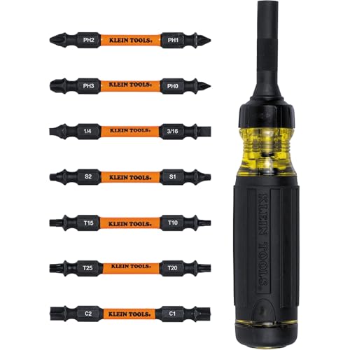 Klein Tools 32315HD 15-in-1 Multi-Bit Ratcheting Screwdriver,...