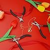 URSKYTOUS 4Pcs Jewelry Pliers Set Jewelry Making Pliers Tools Kit Include Jewelry Making Needle Nose Chain Nose Round Bent Pliers Wire Cutter for Bracelet Beading Craft Jewelry Making Supplies (Black) #5