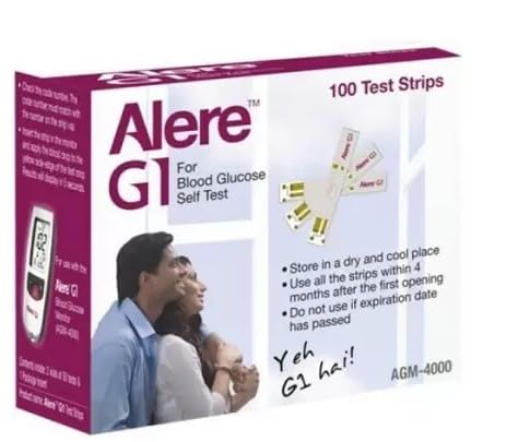 Alere G1 Blood Glucose Test Strip-100 (B07SJ4MJDF) Amazon Price History, Amazon Price Tracker