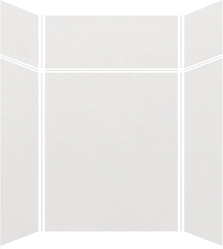Miniatura 36 de Transolid EWKX483696-41 Expressions - Kit de pared de ducha de 6 paneles con extensión, 36 pulgadas de largo x 48 pulgadas de ancho x 96 pulgadas