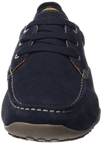 Geox Men's U Drive Snake Moccasins, Navy, 11 UK