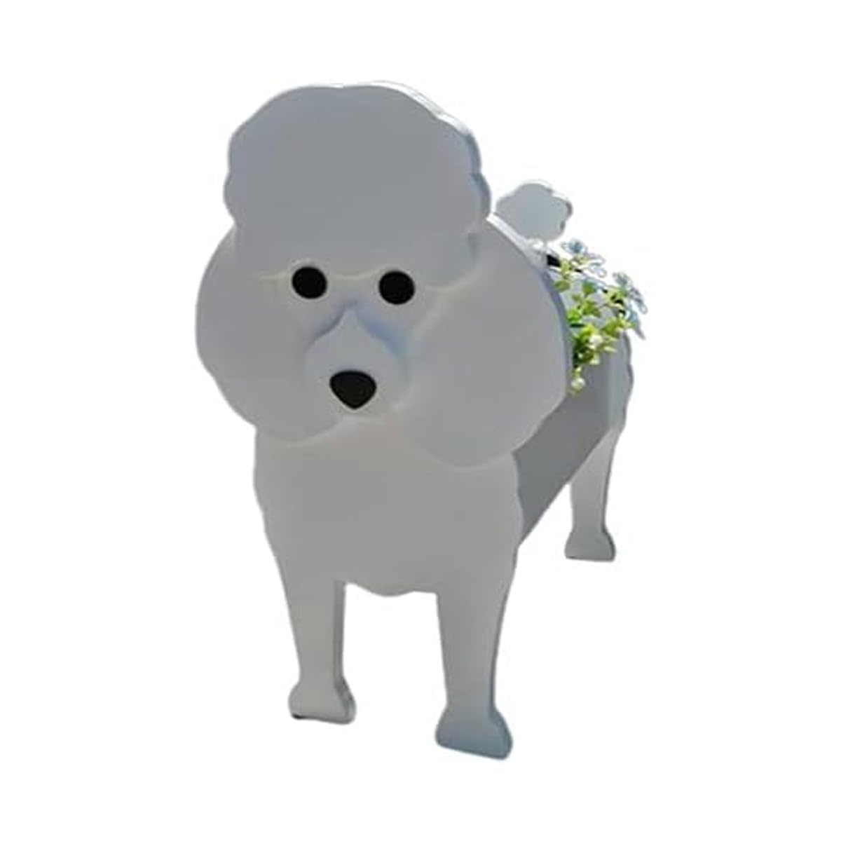 Cute Dog Planter Pot, Detachable PVC Animal Flower Pots for Succulents