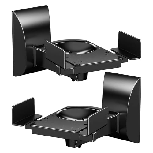 Soportes de altavoz para pared ajustables y orientables en pack de 2 3
