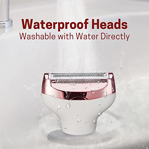 Vacto Electric Razor For Women, 4-In-1 Women’s Body Hair Removal, Pubic Shaver Bikini Trimmer For Eyebrow Face Body Underarm, Portable Ladies Shaver, Women’s Trimmer Usb Rechargeable Ipx7 Waterproof #TOP4