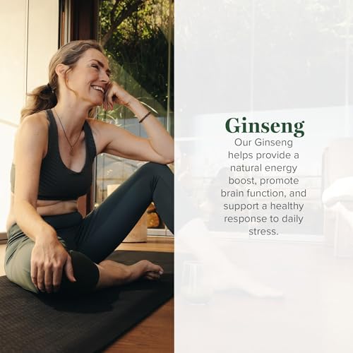 Global Healing Center - Ginseng - Organic Raw Herbal Extract - Liquid Panax Supplement Drop Promotes Energy - Korean and Siberian Ginseng Supplement, Maca, Ashwagandha - Non-GMO - 2 Fl Oz - Image 3