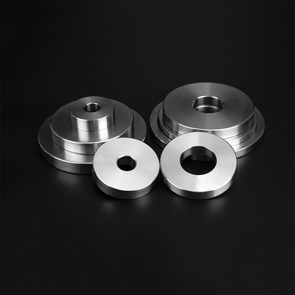 1 PCS Stainless Steel Weightlifting Plates, 304 Stainless Steel Barbell Weightlifting Plates, 25mm And 50mm Bore, Home Gym Strength Training Equipment