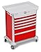 Detecto, 2022903, Mobile Care Medical Cart, Electronic, Individual Drawer Lock & Sensor