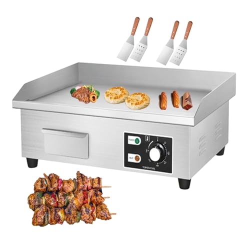 GGAHDSRH Commercial Electric Griddle & Flat Grill 3000W