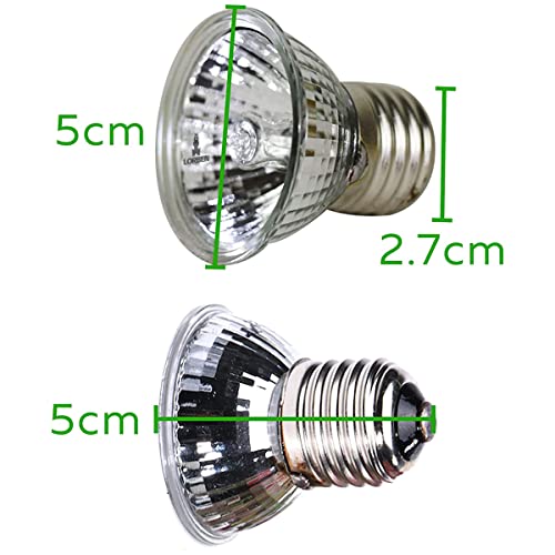 Mini Lâmpada UVA + UVB Lorben Aquecimento para Terrários Répteis Tartarugas