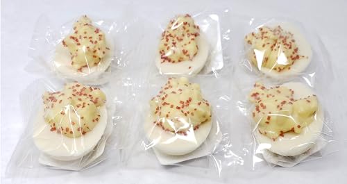 Candy Retailer White Chocolate Deviled Eggs Candy 6 Pack -