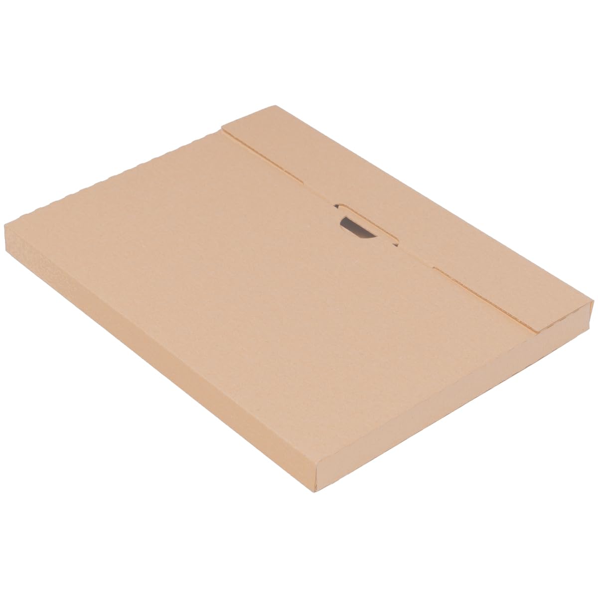 verpacking embalaje para calendarios 245 x 160 x 20 mm marrón [tamaño y cantidad seleccionables] tipo de plegado simple KV-1 caja plegable cajas para carta grande 100 unidades