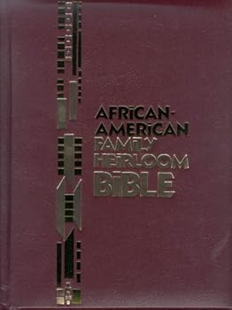Hardcover African American Family Heirloom Bible: King James Version Burgundy Padded Gold Stained Page Edges Book