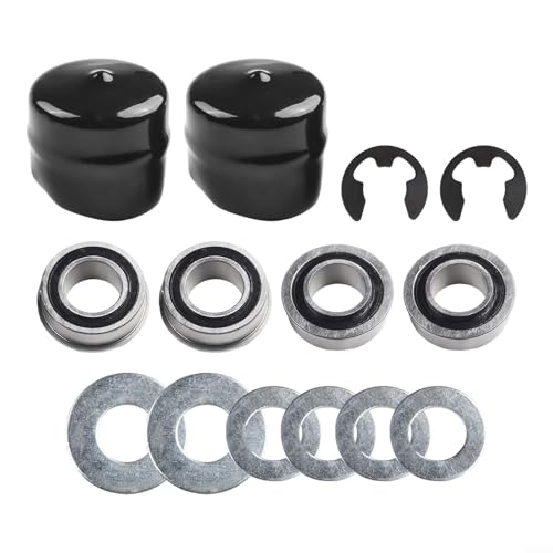 Eawfgtuw - Eawfgtuw Kit de conversion de bague de roue avant au roulement pour 9040H, kit de rechange pour tracteur de tondeuse à gazon, matériau en métal et caoutchouc compatible pour améliorer votre tracteur