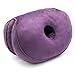 Nunubee Cuscino multifunzionale in peluche per glutei, semicircolare, multifunzionale, colore lilla