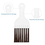 PATIKIL Air Conditioner Fin Comb, 2 Set Stainless Steel Condenser Fin Straightener & Cleaning Brush, AC Coil Cleaner Tool for AC Unit Radiator - Image 4